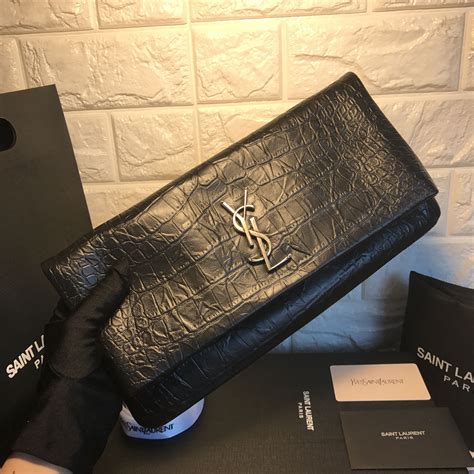 ysl clutch singapore|ysl crocodile clutch.